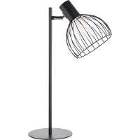 Brilliant Tischleuchte Blacky schwarz IP20 E27 40 Watt g. f. Normallampe