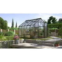 Vitavia Vitavia, Aktionsangebot (inkl. 100 Euro Zubehör): Gewächshaus "Jupiter 8300", schwarz, 8,3 m², 4 mm HKP