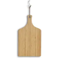 Zeller Schneidebrett PRESENT "Bamboo", beige (natur), B:25cm H:1,6cm L:45cm, Bambus, Metall, Schneidebretter, Schneidebrett, Länge ca. 45 cm