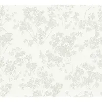 A.S. Création Vliestapete "Casual Living Blümchen-Tapete Mustertapete Floral Blumen" matt strukturiert Vliestapete Blumentapete für Schlafzimmer Küche Wohnzimmer Blümchen