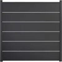 GROEN & JANSSEN Hauptelement GroJa BasicLine Premium Stecksystem ohne Pfosten 180 x 180 cm anthrazit