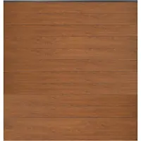 GROEN & JANSSEN Zaun Hauptelement GroJa BasicLine schmal Stecksystem ohne Pfosten 180 x 180 cm Golden Oak