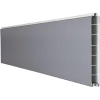 GROEN & JANSSEN Einzelprofil GroJa BasicLine Schmal 180 x 15 cm silbergrau