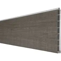 GROEN & JANSSEN Einzelprofil GroJa BasicLine Schmal 180 x 15 cm Grey Ash Cut