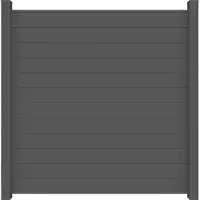 GROEN & JANSSEN Hauptelement GroJa Lumino Stecksystem ohne Pfosten 180 x 180 cm anthrazit