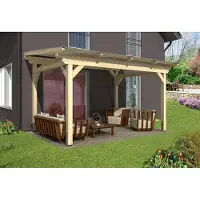 Skanholz Terrassendach "Sanremo", Leimholz