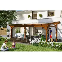 Skanholz Terrassendach "Sanremo", Leimholz