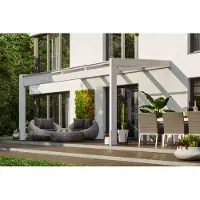 Skanholz Terrassendach "Novara", BxT: 450x259 cm
