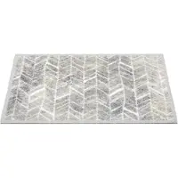 Astra Fußmatte Küchenläufer MIABELLA 1 in Grau | Gr.: 50 x 70 cm