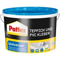 Pattex Montagekleber Teppich & PVC für innen, 15kg, Teppichkleber, schnellhaftend, weiß