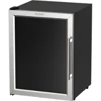Cozze Fridge with steel frame and glass front 60 litres