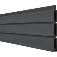 GROEN & JANSSEN Einzelprofil GroJa Rhombus 180 x 30 cm steingrau co-extrudiert