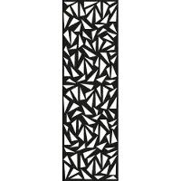 Groja XL-Designeinsatz Triangle Aluminium Anthrazit DB 703 Sichtschutz