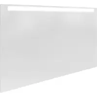 Fackelmann LED-Spiegel Badezimmer Badezimmerspiegel mit LED-Beleuchtung bedienbar durch Sensorschalter Hochwertiger Badspiegel mit Lichtstreifen (110 x 2,5 x 68)