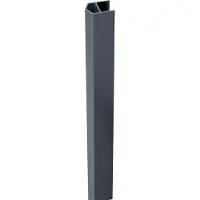 Kährs Solid Zaun-Abschlussprofil, Anthrazit DB703, für Schrägelement, 150 cm Länge