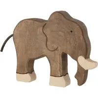 Holztiger Elefant