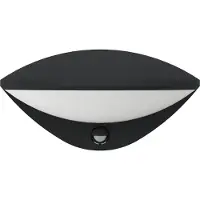 Eglo BELCREDA Wand-/Deckenleuchte Lampe Beleuchtung - L33 x H12,5 x AL16,5 cm - anthrazit - 9W inkl. - IP44