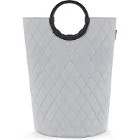 Reisenthel loophome M, Aluminium, Polyester, Korb, Einfarbig, Geometrisches Muster, Drinnen, Rund