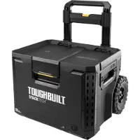 Toughbuilt Stacktech Werkzeugwagen 53x40.5x40cm Schwarz 53 x 40.5 x 40 cm Schwarz 53 x 40.5 x 40 cm