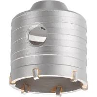 Kwb Hohlbohrkrone, Einzelbild, Bohrer, Mauerziegel, Beton, Marmor, Stein, Edelstahl, Hartmetall-bestücktes Wolfram (TCT), 8 cm