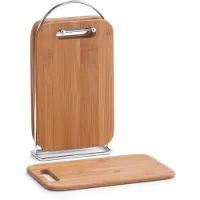 Zeller Present Frühstücksbrett "Bamboo", (Set, 5 St.), aus hochwertigem Bambus
