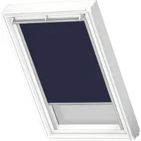 Velux Original Verdunkelungsrollo für dachfenster F06, Dunkelblau, Grauer Führungsschiene