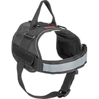 Karlie Xtreme No Limit Teflon-Geschirr - Schwarz - 38mm x 58 - 71cm