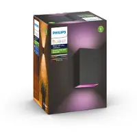 Philips Hue Resonate Outdoor Wandleuchte - Schwarz