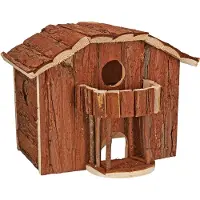 Karlie Naturholzhaus 2 Etagen 30 x 28 x 24 cm