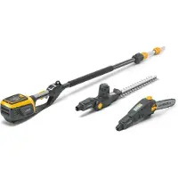 Stiga Akku-Multitool MT 500e, Hochentaster und Heckenschere, teleskopisch, ohne Akku