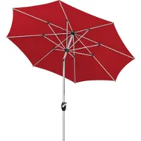 Schneider-Schirme Schneider Sonnenschirm VENEDIG, Rot, ca. 270 cm Ø, rund