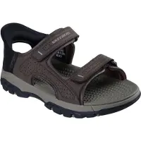 SKECHERS Outdoorsandale "TRESMEN-REECE", Trekking Sandale, Outdoorschuh mit Heel Pillow Funktion