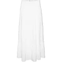 Vero Moda Maxirock Keeley 10316487 Weiß Regular Fit