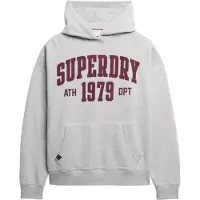 Superdry für Damen. W2012430A ESS Relaxed Kapuzenpullover grau (XS), Lässig, Baumwolle