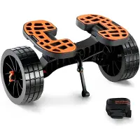 Sans marque Kajak-Trolley – Kajakwagen – Transportwagen für SUP, Kanu, Kayak und Surfbrett – Faltbar – PolyurethanBereifung – 145 kg Tragfähigkeit