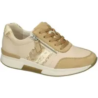 Gabor Damen Schnürschuhe bequem beige Gr. 51/2