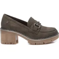 Refresh für Damen. 17141703-KAKI Mokassins 171417 khaki (40), 5 bis 8 cm, Keine, Lässig, Grün, Kunstleder, Klassisch