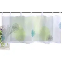 Home wohnideen Scheibengardine "RAWLINS", (1 St.), HxB: 45x120, Cafehaus Voile Digitaldruck