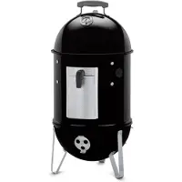 Weber Smokey Mountain Cooker 37cm, Holzkohle, 724 cm², 37 cm, Fass, Rost + Blech, Schwarz