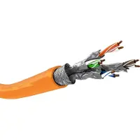 Goobay CAT 7A Netzwerkkabel, S/FTP (PiMF), orange