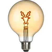 Sompex LED Leuchtmittel Rentier E27 Globe - G95 in Transparent 1,5W 70lm