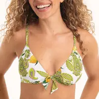 Rosa Faia Beach Gemoldefer Bikini BH Elsie | Grösse: 36C | Farbe: Weiß/Print