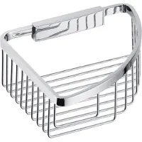 AVENARIUS BAD. FUNKTION. DESIGN. Eckschwammkorb 9014012010 , Maße: 19,5 x 7,5 x 19,5 cm