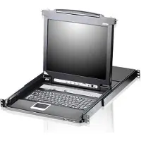 Aten CL5708M IT KVM-Switch 8-Port 17"-LCD Single Rail (PS/2-USB VGA) IT-Layout