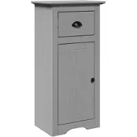 vidaXL Badschrank BODO Grau 44x30x90 cm