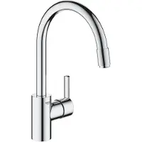 GROHE Feel Einhand-Spültischarmatur, Ausladung 215mm, schwenkbar, herausziehbar, 32671002