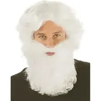 Buttinette Perücken-Set "Nikolaus", weiß