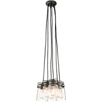Kichler Brinley Hängeleuchte E27 6-fach Ältere Bronze