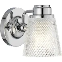 Quintiesse Hudson LED Wandleuchte G9 Poliertes Chrom Klar IP44