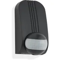 Telefunken Bewegungsmelder für Eckmontage schwarz Reichweite 12m 180° IP44